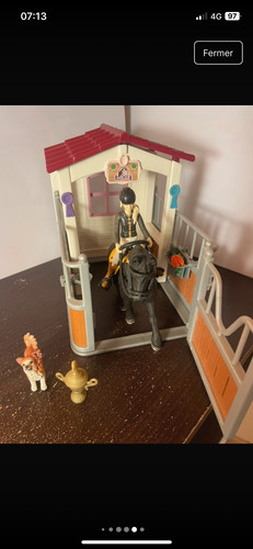 Schleich box pour - schleich,, chevaux