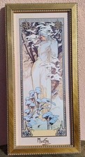 Goebel Artis Orbis Alphonse Mucha 'Winter 1900 - Wandbild Mural Limited Edition 