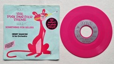 45t VINYL SP - BO Musique de Film The Pink Panther Theme Henri Mancini PINK WAX