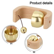 Pendule cloche laiton massif décoration de bureau magasin légère