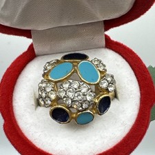 Bague vintage fantaisie avec