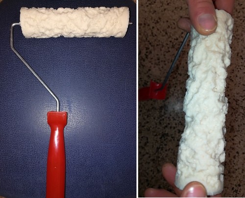 Rouleau texturé pour - , béton