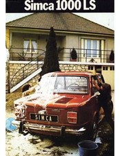 ▄▀▄ Brochure SIMCA 1000