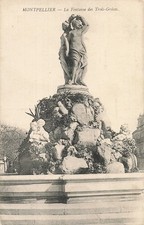34 MONTPELLIER FONTAINE DES TROIS GRACES