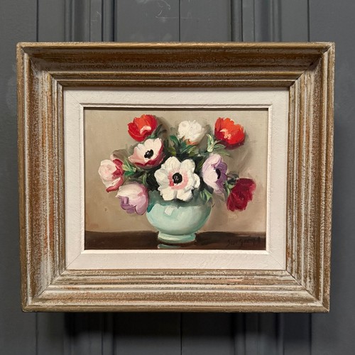 Huile sur toile nature morte
