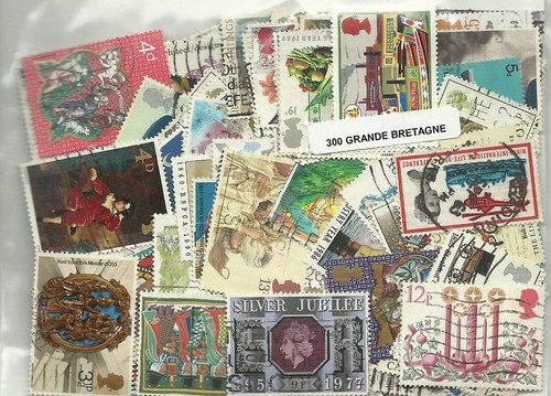 Lot 300 timbres grande - lot,