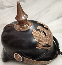 Casque à pointes impérial prussien casque à pointes en cuir allemand casque à...