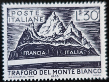 TIMBRE D'ITALIE - TUNEL sous