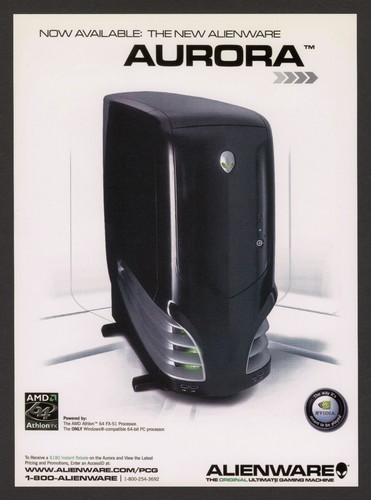 Alienware aurora amd athlon - aurora, 64