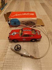 Ancien Véhicule En Tôle Filoguidé Joustra Porsche 912