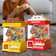 Mini machine à pince pour jouets, jeu de table avec sons et lumières