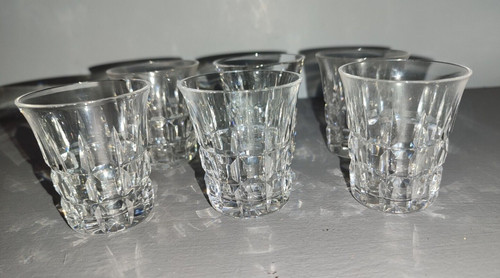 Verres liqueur cristal - 6, à