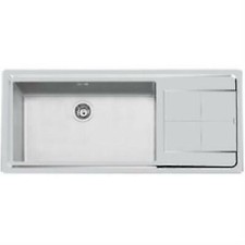 FOSTER 2211052 Lavabo 1 Baignoire La SX Avec Égouttoir Ke Sf Acier Inox 117,3 CM