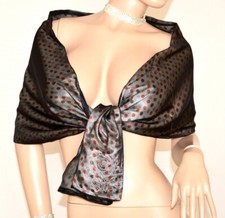 Étole femme argent foulard à