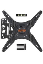 TV Wall Mount Swivel and Tilt Full Motion TV Mount for 26-55 Inch Curved/Flat...