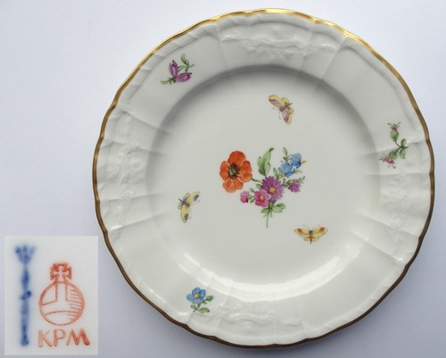 Kpm porcelaine assiette - porcelaine, assiette/