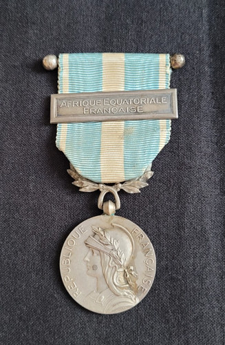 Médaille coloniale argent - en,