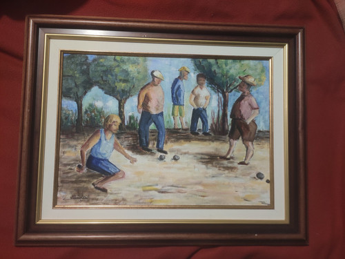 Tableau ancien huile sur - ancien, toile