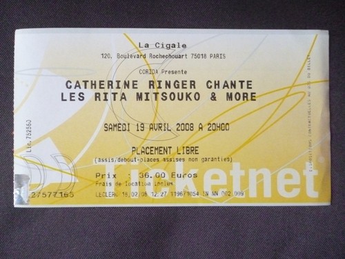 Catherine ringer billet - catherine, /
