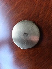 maquillage vintage poudrier marcel franck paris .Métal Doré.Ttb