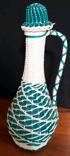 Bouteille scoubidou déco - scoubidou,