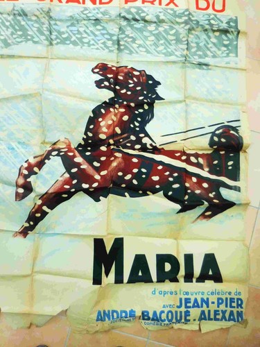 Moitié affiche originale 1934 - moitié,