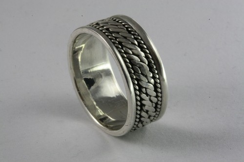Bague celtique tressée - celtique, biker