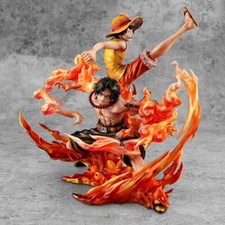 ONE PIECE Luffy & Ace Bond Between Brothers 20th 1/8 Pvc Figure P.O.P. MegaHouse