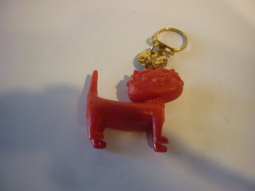 Porte clés chat rouge - porte-clés,
