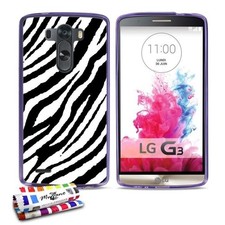 Coque zebra silicone - lg, g3
