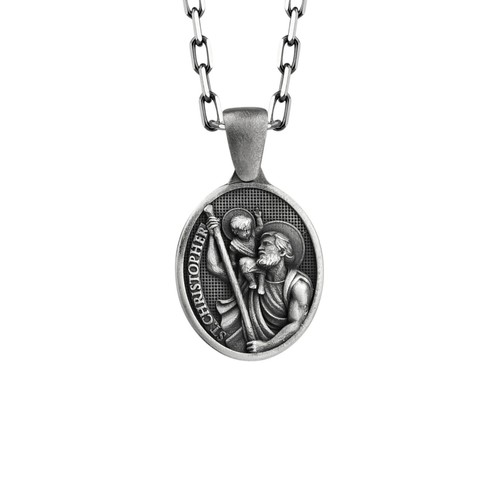 Collier saint christophe - collier, en