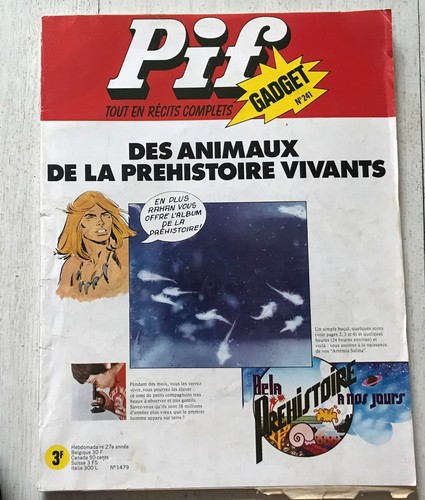 Magazine pif gadget ancien - magazine, n°