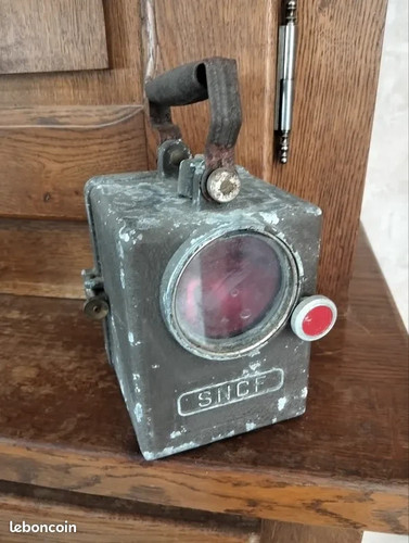 Lampe feu rouge - , sncf