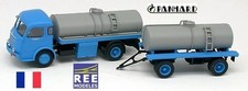 Panhard Movic 58 camion + remorque citerne à vin - REE - Scale 1/87 (HO)