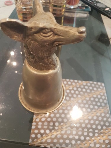 Verre chasse bronze design - verre, de