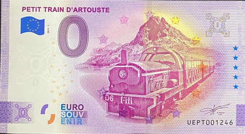 Billet euro petit - 0, train