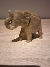 Sculpture Elephant en Marbre