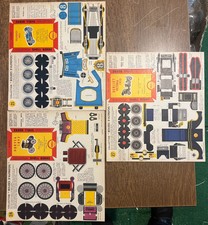 Lot de 3 anciennes planches