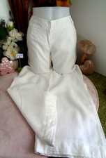 Vêtement occasion femme : Pantalon en Lin " Camaïeu " - T : 38