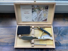 Coffret Lyre et Couteau Foie Gras Laguiole Claude Dozorme + tire bouchon