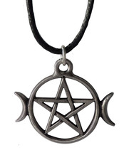 Pendentif en étain païen