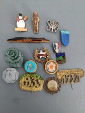 Lot de Broche Ancienne et Pin's Vintage