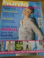 MAGAZINE BURDA CHEMISIERS PANTALONS JUPES CHIC A LA VILLE AUTOMNE HIVER  1999