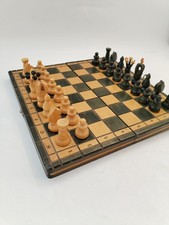 Jeux D'échecs Bois Coffret Pliant Plateau Échiquier Jeu Échec Échecs