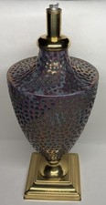 Rare Pied De Lampe Signé Le