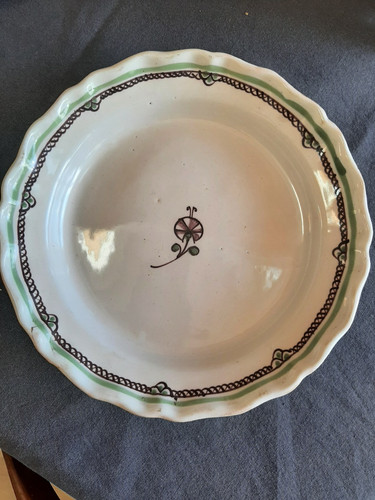 Assiette faïence ancienne