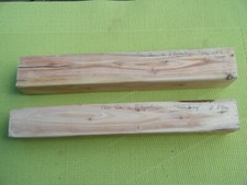 2 carrelets cèdre bleu hymalaya,ébénisterie,tournage,coutellerie,stylo,maquette
