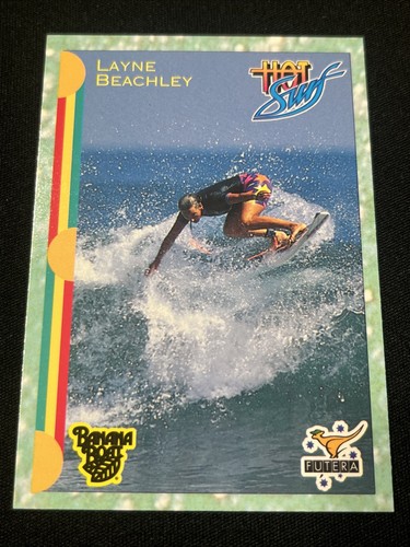 1993 futera hot surf layne - futera,