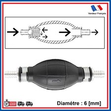 Pompe d'amorçage Universelle pour gasoil essence carburant diamètre 6 mm