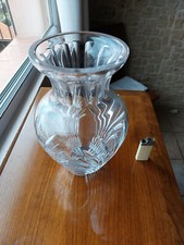 SUPERBE  GRAND VASE EN CRISTAL 